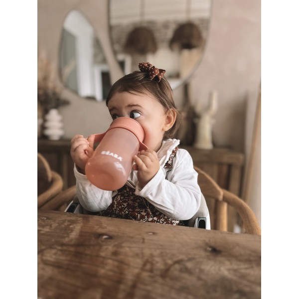 Béaba - Leerbeker - 340 ml - Roze Béaba - Leerbeker - 340 ml - Roze