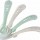 Béaba Lepel Set Siliconen Velvet Grey/Sage Green 8+ Maanden (4 Stuks)