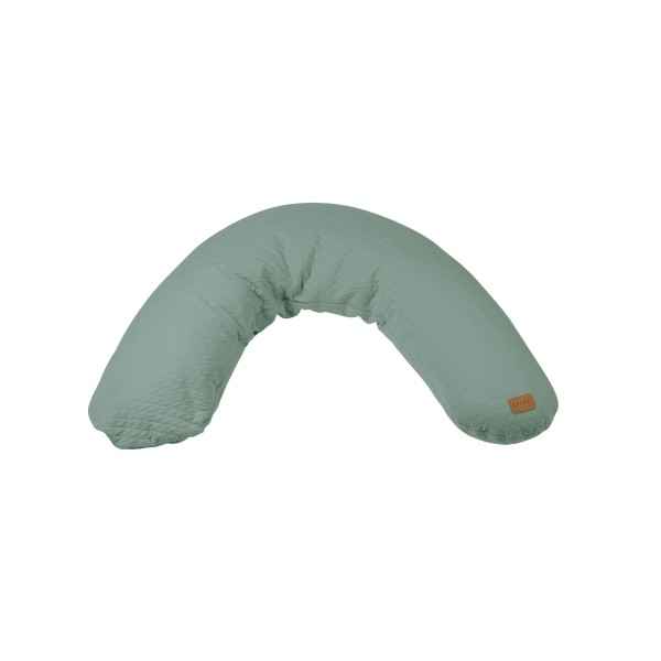 Beaba – Big Flopsy Zwangerschaps- en Voedingskussen - Fleur de Coton Sage Green Beaba – Big Flopsy Zwangerschaps- en Voedingskussen - Fleur de Coton Sage Green