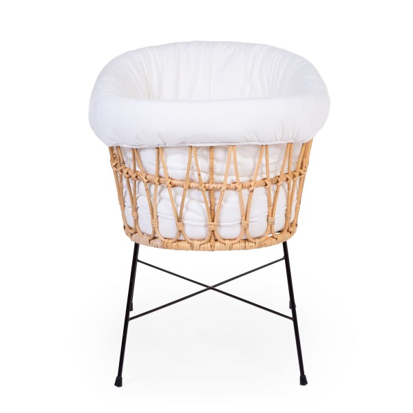 Childhome Rattan Wieg met metalen onderstel
