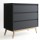 Pericles Pure Black Commode -met extensie-