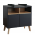 Pericles Style Black Commode met verlengstuk