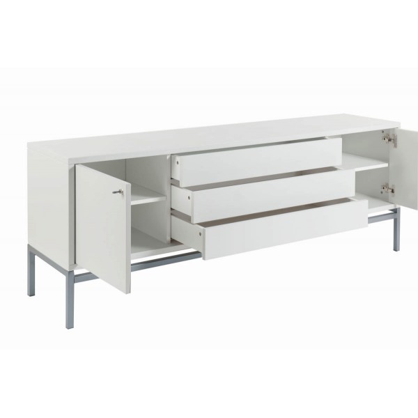 Quax Dressoir Stretto Wit Chrome 