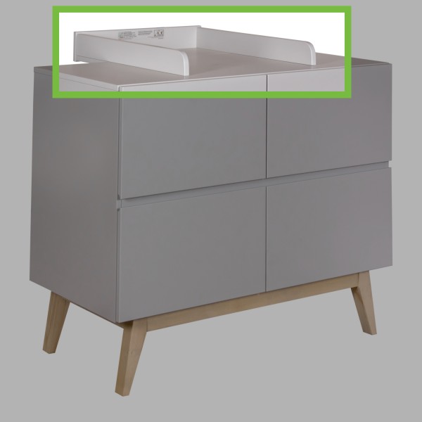 Quax Trendy Extensie Voor Commode - Griffin Grey