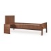 naar bed Chestnutt 70x170cm (incl nachttafel)  + 249,00€ 