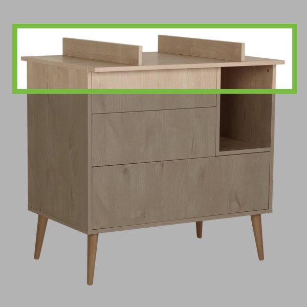 Quax Cocoon Extensie voor Commode - Natural Oak