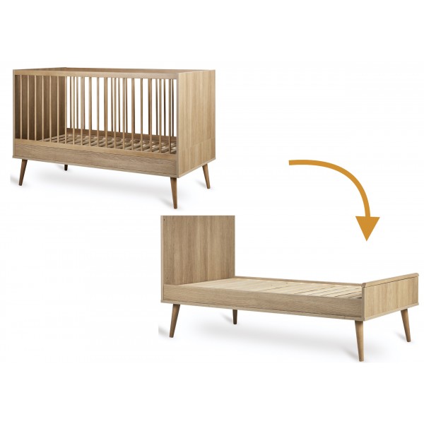 Quax Flow Honey Ash Doorgroeibed 70x140cm - QC