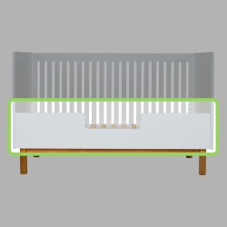 Quax Mood - Wit - Bedrail 70x140 cm