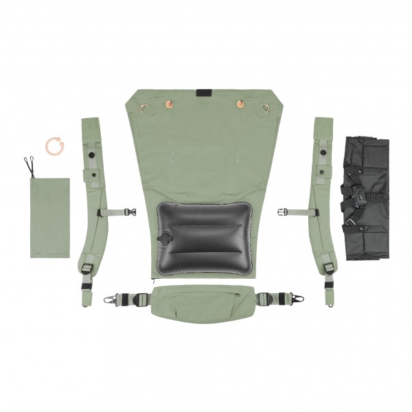 Babymoov Moov & Boost Fysiologische Draagzak - Sage Green