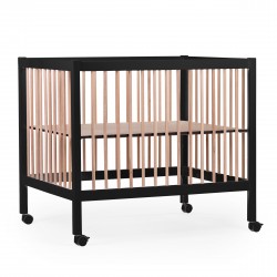 Childhome Park PA97 Zwart/Naturel + wielen