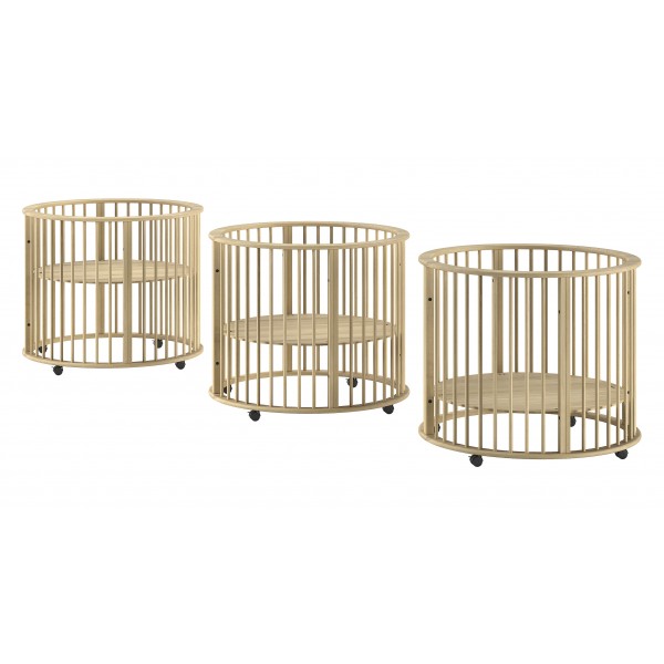 Jaxx DINO Rond Babypark Ø 90 cm - Naturel