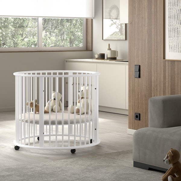 Jaxx DINO Rond Babypark Ø 90 cm - White