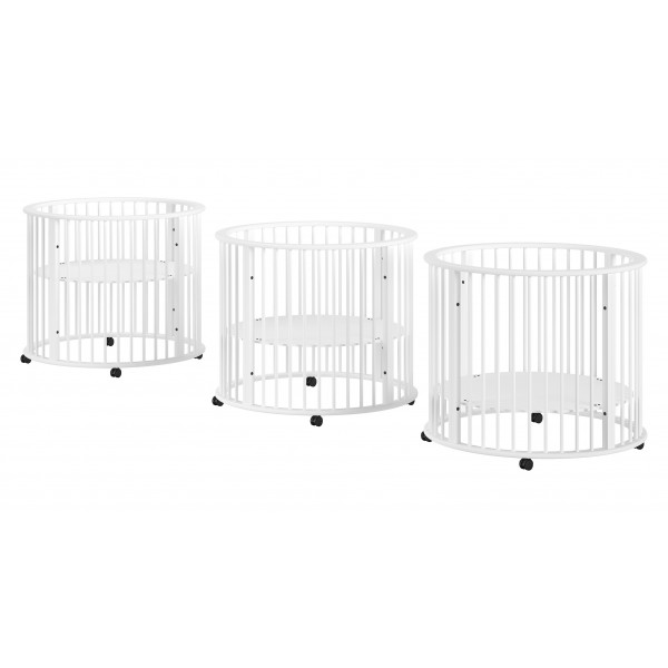 Jaxx DINO Rond Babypark Ø 90 cm - White Jaxx DINO Rond Babypark Ø 90 cm - White