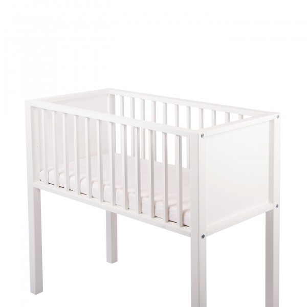 Quax - Hoeslaken voor Wieg/Draagmand - 40x90 cm - Jersey - Wit