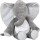 Pericles -  Vaco Knuffel Olifant 30 Cm Polyester Grijs