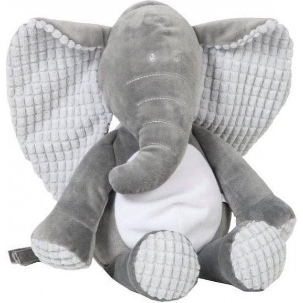Pericles -  Vaco Knuffel Olifant 30 Cm Polyester Grijs
