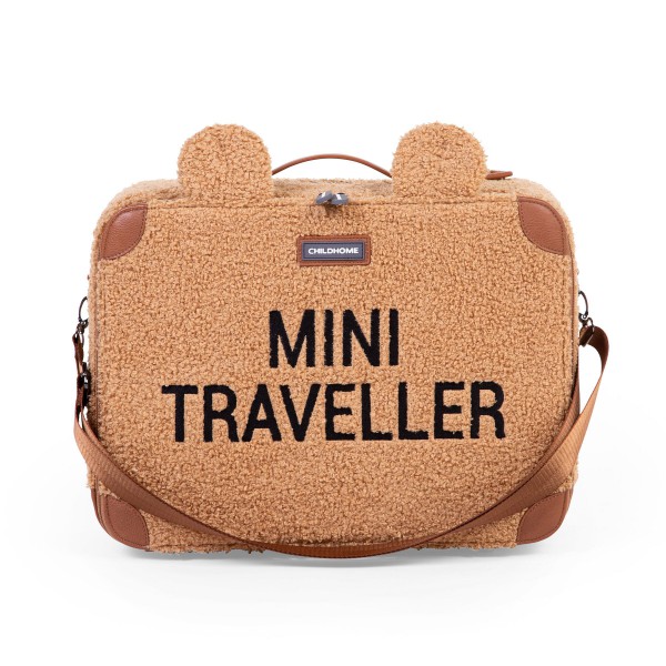 Childhome Mini Traveller Kids Suitcase - Teddy Beige