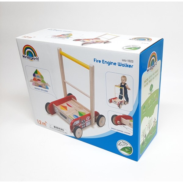 Wonderworld Loopwagen brandweer