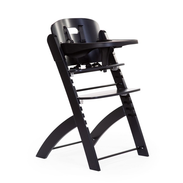 Childhome Evosit Meegroeistoel + Eettablet - Zwart