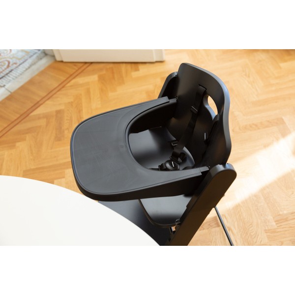 Childhome Evosit Meegroeistoel + Eettablet - Zwart Childhome Evosit Meegroeistoel + Eettablet - Zwart