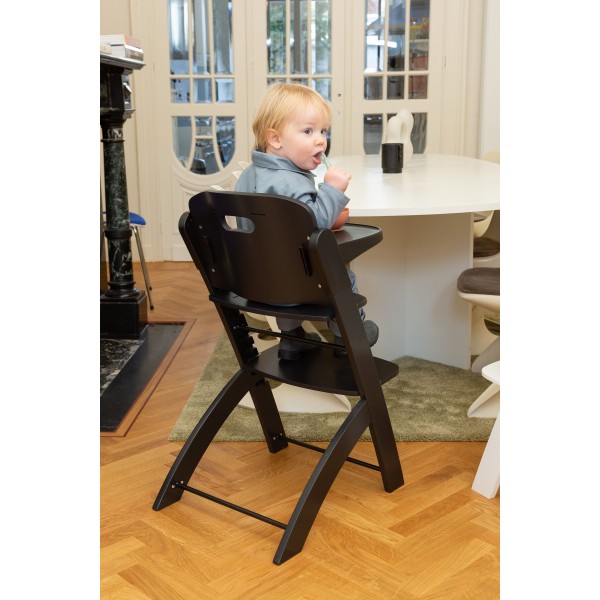 Childhome Evosit Meegroeistoel + Eettablet - Zwart Childhome Evosit Meegroeistoel + Eettablet - Zwart