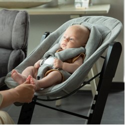 Childhome Newborn Evosit Zwart - Jersey Grijs