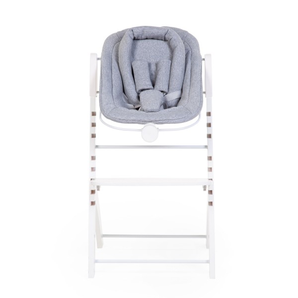 Childhome Newborn Evosit Wit - Jersey Grijs