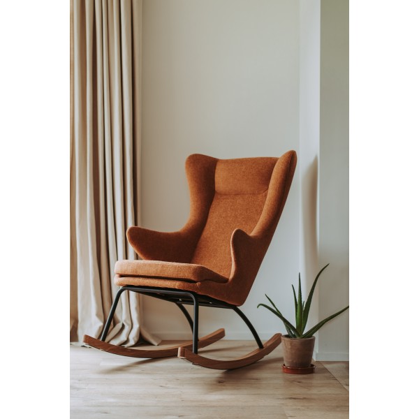 Quax rocking adult chair de luxe - terra