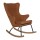 Quax rocking adult chair de luxe - terra
