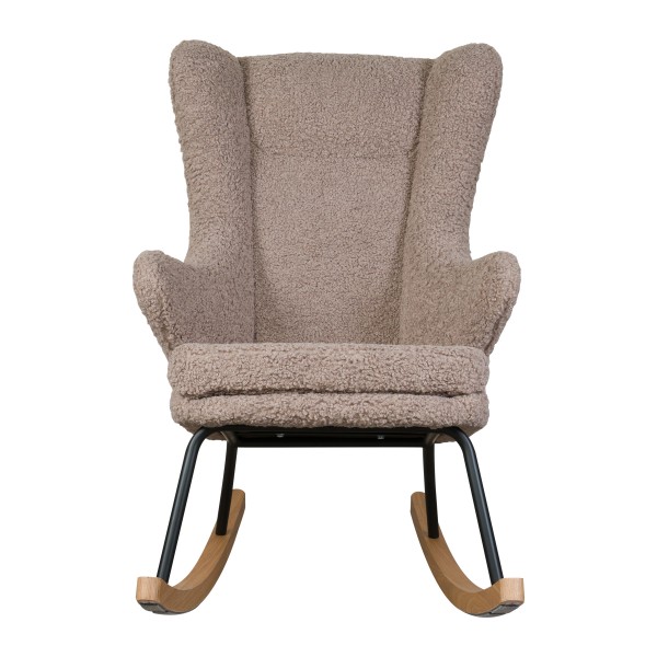 Quax rocking adult chair de luxe - Stone (Teddy Greige)