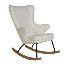 Quax rocking adult chair de luxe - Limited (Teddy White)