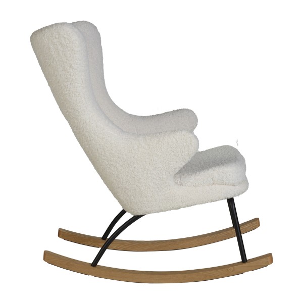 Quax rocking adult chair de luxe - Limited (Teddy White)