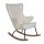 Quax rocking adult chair de luxe - Limited (Teddy White)