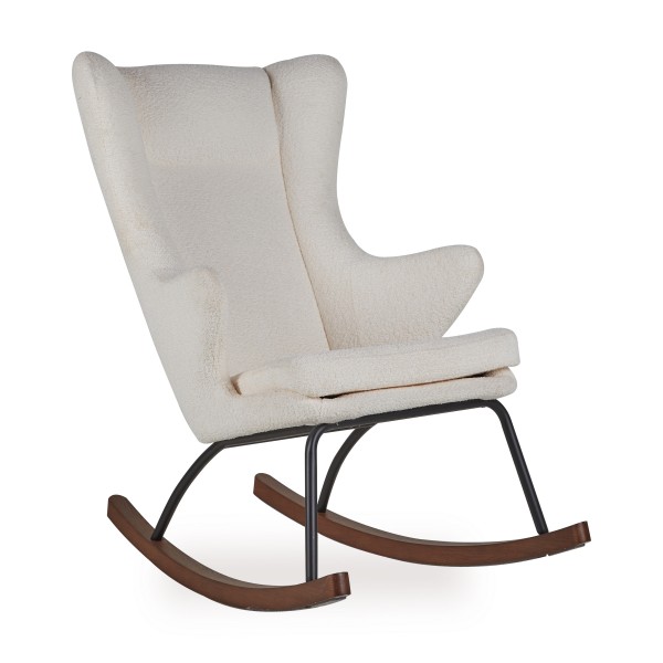 Quax rocking adult chair de luxe - Cream (Bouclé - Off White)