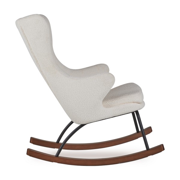 Quax rocking adult chair de luxe - Cream (Bouclé - Off White)