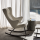 Quax rocking adult chair de luxe - Cream (Bouclé - Off White)