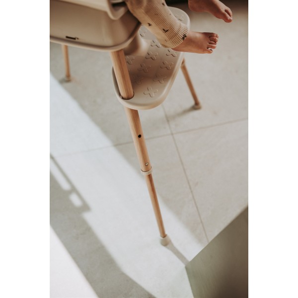 Quax - Verstelbare kinderstoel Ultimo 3 in 1 - Clay/Natural