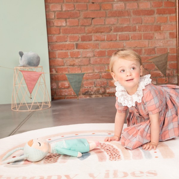 Little Gem Cozy Baby Play Mat Happy Vibes Ø 120 cm
