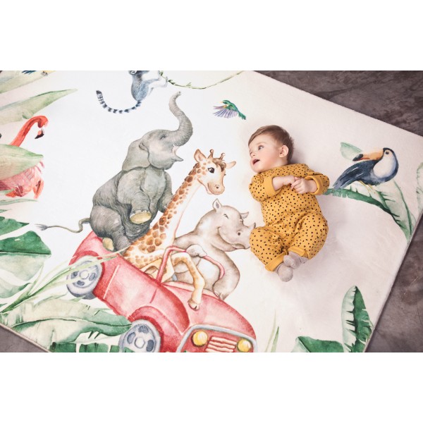 Little Gem Cozy Speeltapijt  Jungle - 125x165 cm