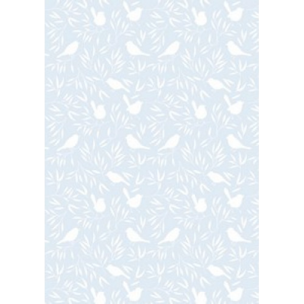 Les Rêves d'Anaïs Blue Birds tetra doek 55x55 cm